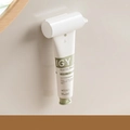 Dispenser di dentifricio a parete bianco minimalista in materiale ABS durevole per il bagno - Spremi dentifricio