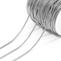 Silver stainless steel snake chain spool for DIY jewelry making and necklace crafts - 2.4mm Diameter / Silver