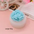 Light blue peony flower silicone mold for candles and soaps, large size 65g model - Large 65g