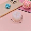 Vue détaillée du moule en silicone succulent de 4 cm pour gâteaux et bougies DIY - Forme de Succulente (6)