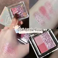 Hello Style 4-Farben-Lidschatten-Palette 03# Little Rose mit matten und Glitzer-Finishes - 03 Kleine Heckenrose
