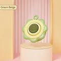 Jouet balle rotative à l'herbe à chat en forme de fleur verte et beige pour chats - Tournesol Jaune-Vert