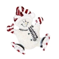 Sparkling snowman Christmas brooch with glitter finish and red enamel details - Snowman