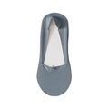 Seamless ice silk invisible low-cut grey blue boat sock with non-slip silicone grip - One Size / Light Blue