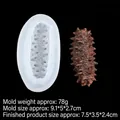 B255 Seegurken Silikonform für realistische Harzgüsse und Kuchendekoration - 5# Transparent B255