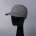 Gorra de béisbol de punto gris oscuro grueso para ciclismo y carrera en invierno - M (56-58cm) / Gris