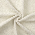 Plush cream white sherpa fleece fabric for DIY Christmas flower bouquet wrapping - 50cm*1.5m / White Teddy Fleece