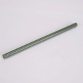 Reusable green Tritan straw with 1cm large diameter for candy colored plastic cups - 1*20cm / Olive Green