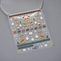 3D Christmas embossed nail stickers featuring Santa Reindeer and Snowman TS-3252 - TS-3252 Doll Christmas Carol