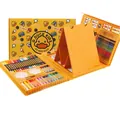 Set artistico G.DUCK per bambini con 158 strumenti da disegno in valigetta arancione - Anatraccollo giallo (158 Yellow Duck) / Set da 158 pezzi