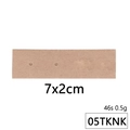 Brown kraft paper earring display cards in 7x2cm size for jewelry packaging - Blank Kraft Display Card (Style 05TKNk) / Small