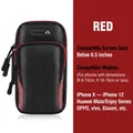 Fascia da braccio sportiva impermeabile nera e rossa per smartphone fino a 6,5 pollici - Fascia da Braccio Cielo Stellato Rosso