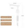 White 10CC plastic syrup pump dispenser for 38/410 bottles with large flow tube - 10cc Universal Long Pump Head for Plastic/Glass