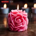 Candela pilastro a forma di rosa rosa modello ZL-127, altezza 100mm per decorazione DIY - Pilastro a Rosa E