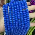 Abacus shaped natural blue stone beads for DIY jewelry and handmade bracelets - 5*8mm (approx. 73 pcs/strand) / Deep Blue Style (3)