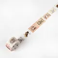 Vintage Washi Tape Variante mit Tiermarken wie Eulen, Kaninchen und Jagdhunden - Waldmärchen