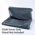 Plush dark grey cover for hanging cat hammock bed, plush fabric only without stand - L-Shaped Hammock Rabbit Fur Dark Grey (Cover Only)