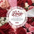 6-inch scrapbooking paper pad with 12 floral love designs in 160gsm cardstock - 22030a 24 Sheets