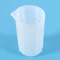 Translucent silicone measuring cup with clear 100ml to 700ml scales for resin DIY art - 750ml Silicone Cup 60-791