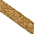 2.5mm square natural stone beads in beige and brown tones for street style jewelry making - Jasper