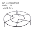 304 stainless steel 18cm steaming rack with 3cm height tripod for electric cookers - 304 Series / Diameter 18cm / 3cm