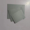 Set of three grey rectangular PE film suspension boxes for jewelry and badge display - 9x9x2cm / Gray Cardboard Sleeve
