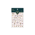 FS-050 self-adhesive cartoon nail art stickers with cats, cakes and pink bows - FS-060 3D Relief Cat and Strawberry Cake
