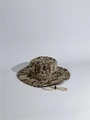 Detail view of the digital camouflage pattern and adjustable chin strap on the sun hat - One Size / Digital Camo II