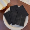 Black rectangular hair grip pads in a 5-piece set for styling bangs and flyaways - 1# Black 10pcs Boxed