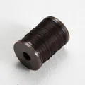 Carrete de hilo encerado marrón oscuro de 0,4 mm para joyería y costura a mano - 0.4mm/110m / #6 Marrón Oscuro