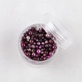 Macro di perle sirena viola e argento da 3-5mm per gioielli fai da te e nail art - Viola Argento Metallico