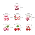 Sweet One cherry birthday party decoration banners and cherry themed spiral hanging supplies - Cherry Swirls