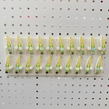 20-piece set of yellow corn magnetic number clips for kids' Montessori busy board DIY - Double Row Numbered Corn Domino