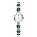 Orologio al quarzo vintage argento con intarsi in abalone e quadrante in madreperla - Argento Classico