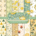 24 sheets of 6x6 inch floral scrapbooking paper 160gsm acid-free cardstock collection - 21008b 24 Sheets