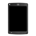 Minimalist black LCD writing tablet for kids with stylus pen and delete button - 10" / Black