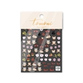 Detailed view of 5D embossed nail stickers featuring cute tigers and lunar new year motifs - Tiger Mask Fortune Style (to1094)