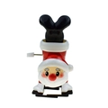 Wind-up upside-down Santa Claus Christmas toy in classic red and white plastic - Upside Down Santa Claus