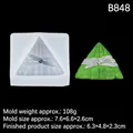 Molde de silicona Zongzi para velas y chocolate artesanal de fiesta de barcos dragón - 6# B848 Transparente