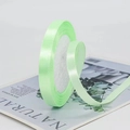 Light green satin ribbon roll 1cm wide for gift wrapping and floral decoration crafts - 80# Pale Green