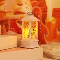 Muñeco De Nieve Navideño Blanco Con Destello Amarillo