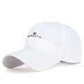Witte sneldrogende sport baseballpet met R SPORTS-logo voor buitenactiviteiten - Verstelbaar / Wit