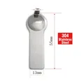 Maillon modulaire poli en acier inoxydable 304 avec une longueur totale de 55mm - Outil de Maillon en Acier Inoxydable