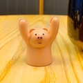 Cute pink pig figurine desk ornament and phone holder with a matte finish decor - Pig Style