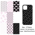 8 sheets of ballet-themed aesthetic PVC stickers for phone back cards and journaling - Romantic Ballet