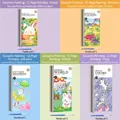 Malbuch-Set für Kinder mit Wald- Dino- und Weltraumthemen inklusive Wasserfarben - Set mit 5 Büchern für Jungen (inklusive 5 Pinsel)