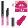Détails du rouge à lèvres liquide mat longue tenue en teinte 04 couleur magenta - 4#