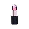 Perla in silicone rosa e nera a forma di rossetto per clip per ciuccio fai-da-te - Rossetto
