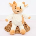 30cm Standing Cow Brown White