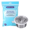 Kitchen sink strainer net 100 pack with elastic edge for food waste drainage - 100 PCS With Drawstring